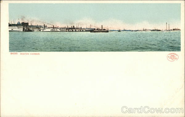 View of Harbor Boston Massachusetts