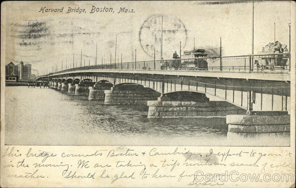 Harvard Bridge Boston Massachusetts