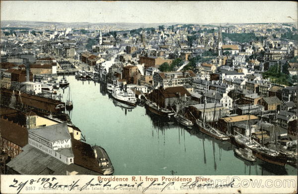 Providence R.I. from Providence River Rhode Island