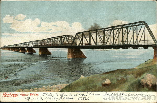Victoria Bridge Montreal QC Canada Quebec