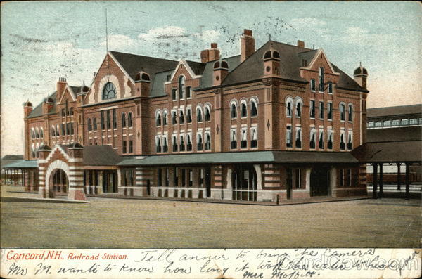 Railroad Station Concord New Hampshire