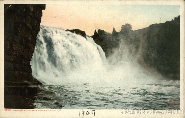 Fainbow Falls Ausable Chasm New York