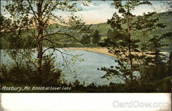 Beach at Silver Lake Roxbury Maine
