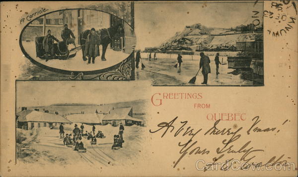 Greetings from Quebec Canada Misc. Canada