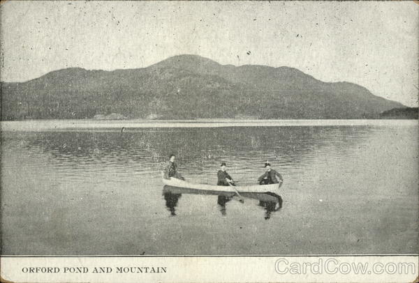 Orford Pond and Mountain QC Canada Quebec