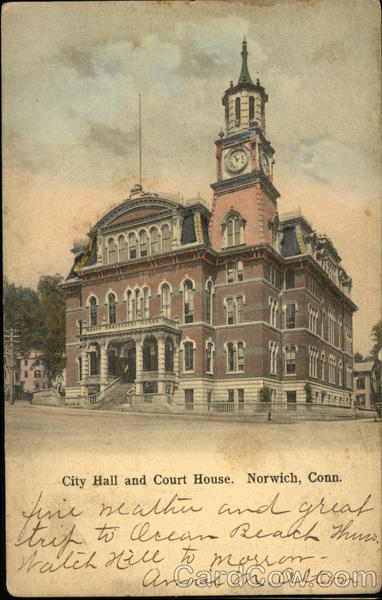 City Hall and Court House Norwich Connecticut