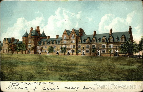 Stately Buildings Of Trinity College Hartford Connecticut