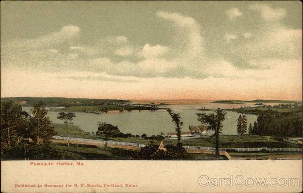 View of Harbor Pemaquid Maine