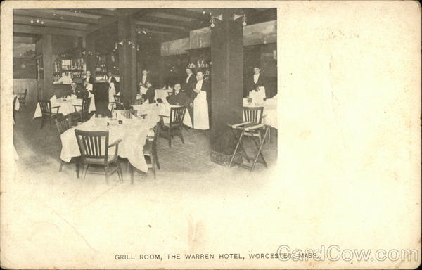 Grill Room, The Warren Hotel Worcester Massachusetts