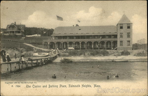 The Casino and Bathing Place Falmouth Heights Massachusetts