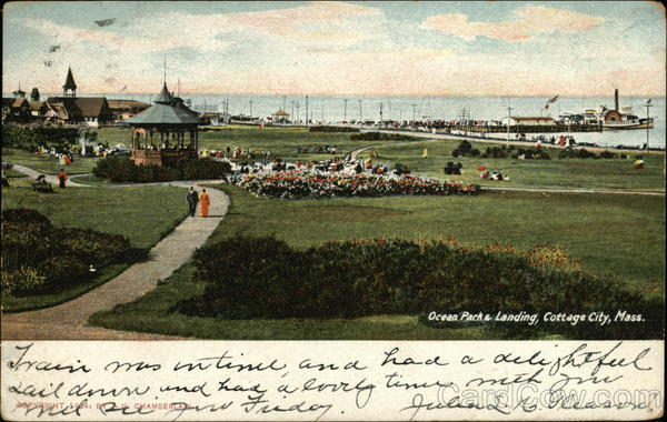Ocean Park & Landing Oak Bluffs Massachusetts