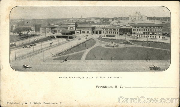 Union Station, N.Y., N.H. & H. Railroad Providence Rhode Island