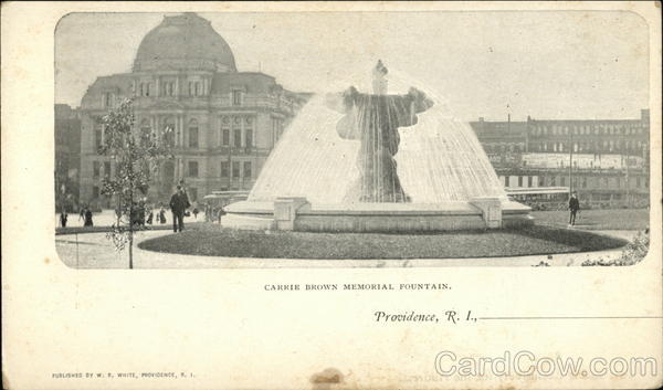 Carrie Brown Memorial Fountain Providence Rhode Island