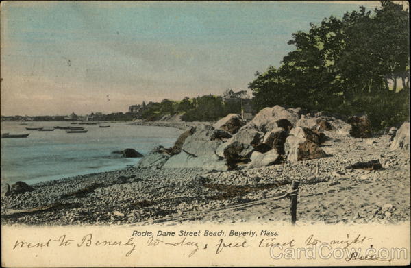 Rocks Dane Street Beach Beverly Massachusetts