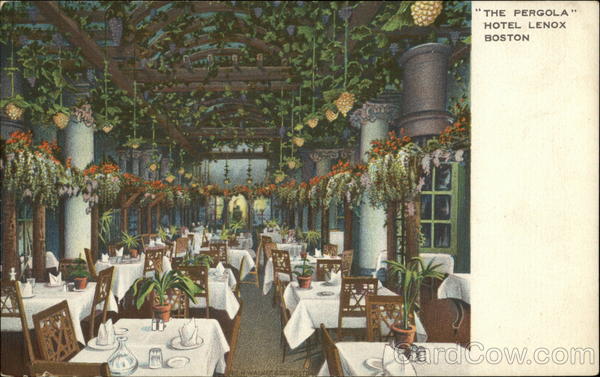 The Pergola, Hotel Lenox Boston Massachusetts
