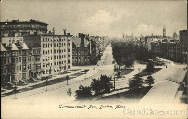 Commonwealth Ave Boston Massachusetts