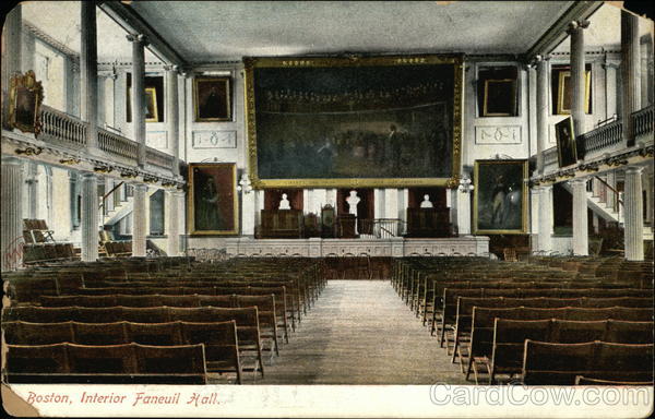 Interior Faneuil Hall Boston Massachusetts