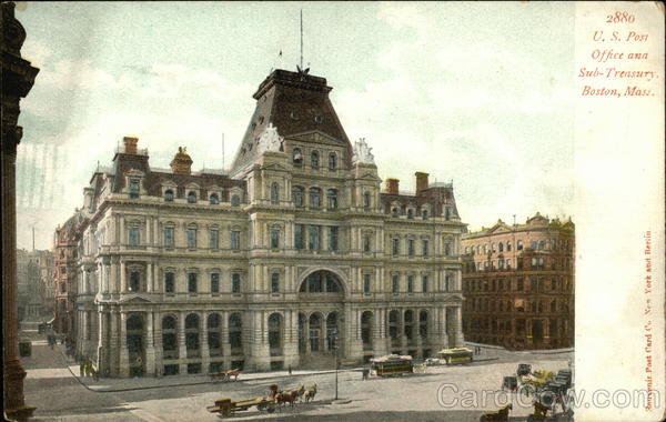 U.S. Post Office and Sub-Treasury Boston Massachusetts