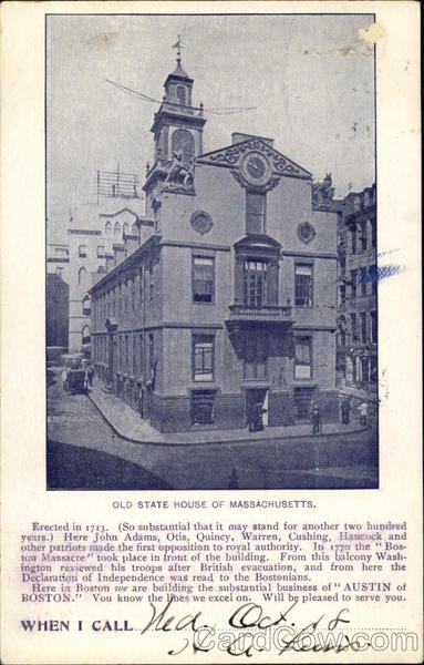 Old State House of Massachusetts Boston