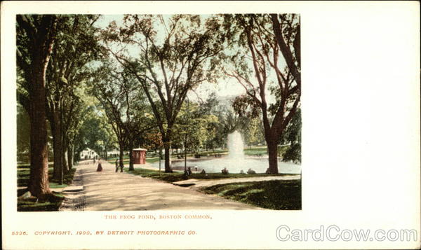 The Frog Pond, Boston Common Massachusetts