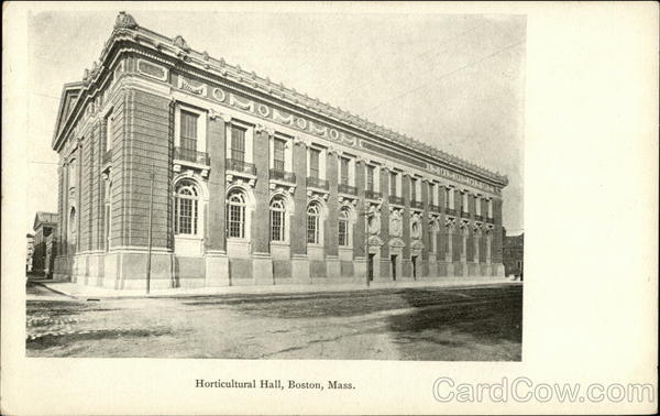 Horticultural Hall Boston Massachusetts