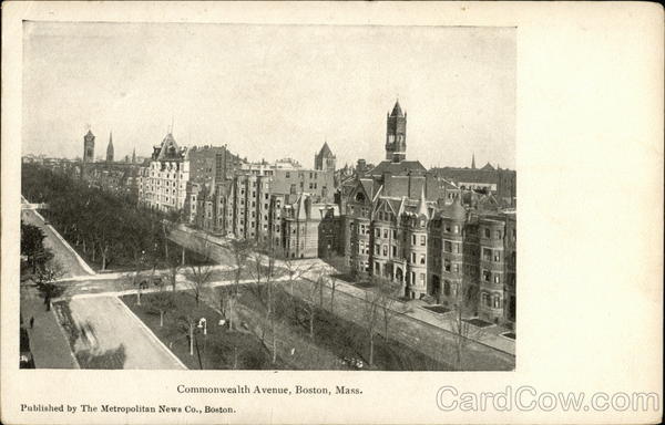 Commonwealth Avenue Boston Massachusetts