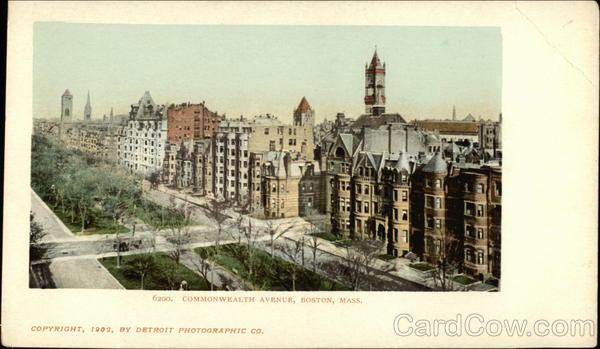 Commonwealth Avenue Boston Massachusetts