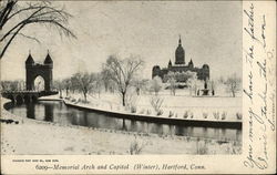 Memorial Arch and Capitol (Winter) Memorial Arch and Capitol (Winter)