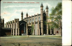 Yale University - Old Library New Haven, CT Postcard Postcard