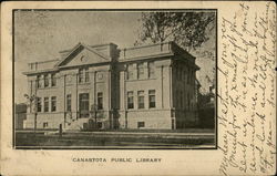 Canastota Public Library New York Postcard Postcard