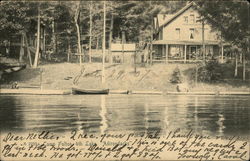 Camp Fulton, 4th Lake Inlet, NY Postcard Postcard