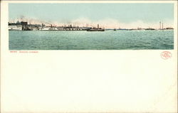 View of Harbor Postcard