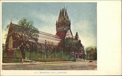 Memorial Hall, Harvard Postcard