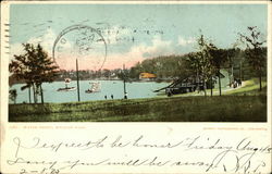 Waterfront, Whalom Park Postcard