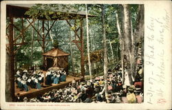 Rustic Theatre, Riverton Park Postcard