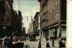 Chestnut Street, West from 8th Street Postcard