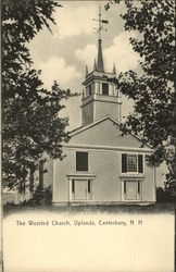 the Worsted Church, Uplands Canterbury, NH Postcard Postcard