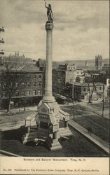 Soldiers and Sailors' Monument Postcard