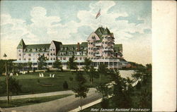 Hotel SAmoset Rockland Breakwater Postcard