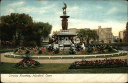 Corning Fountain Hartford, CT Postcard Postcard