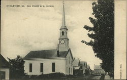Elm Street M.E. Church Guilford, ME Postcard Postcard