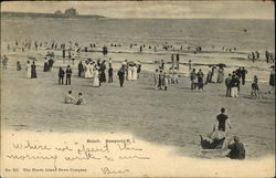 Beach Newport, RI Postcard Postcard