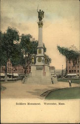 Soldiers Monument Postcard