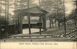 Rustic Theatre, Pinehurst Park Postcard