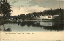 Lake Quinsigamond, Lincoln Park Worcester, MA Postcard Postcard