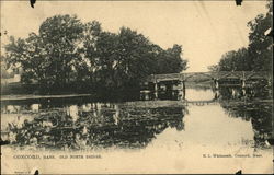 Old North Bridge Concord, MA Postcard Postcard