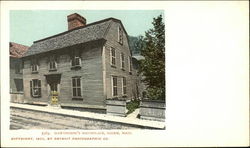 Hawthorne's Birthplace Salem, MA Postcard Postcard