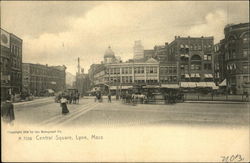 Central Square Lynn, MA Postcard Postcard