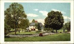 Whittier's Birthplace Haverhill, MA Postcard Postcard