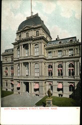 City Hall, School Street Postcard